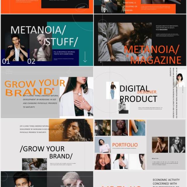 时尚时装电子画册宣传PPTmetanoia lookbook fashion powerpoint templates 时尚时装电子画册宣传PPTmetanoia lookbook fashion powerpoint templates