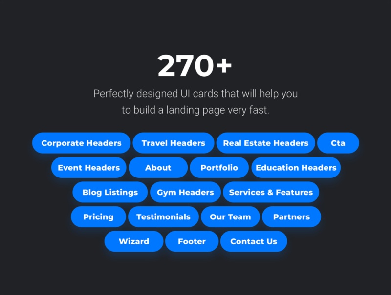 用于设计下一个登录页面的272 UI卡，Cardify Startup UI Kit