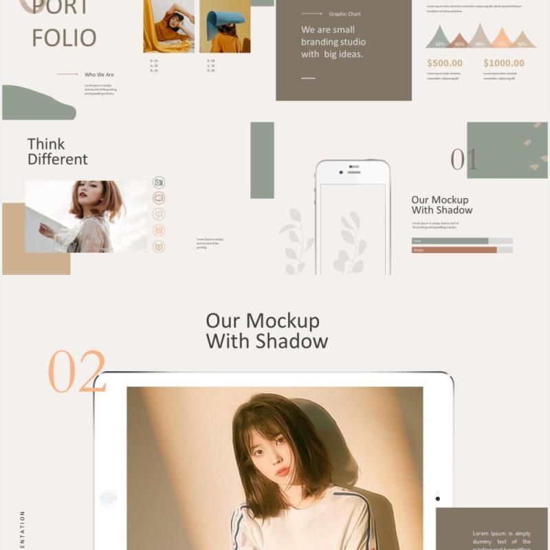 创意机构时装电子画册宣传PPT模板图片排版albina creative agency lookbook fashion