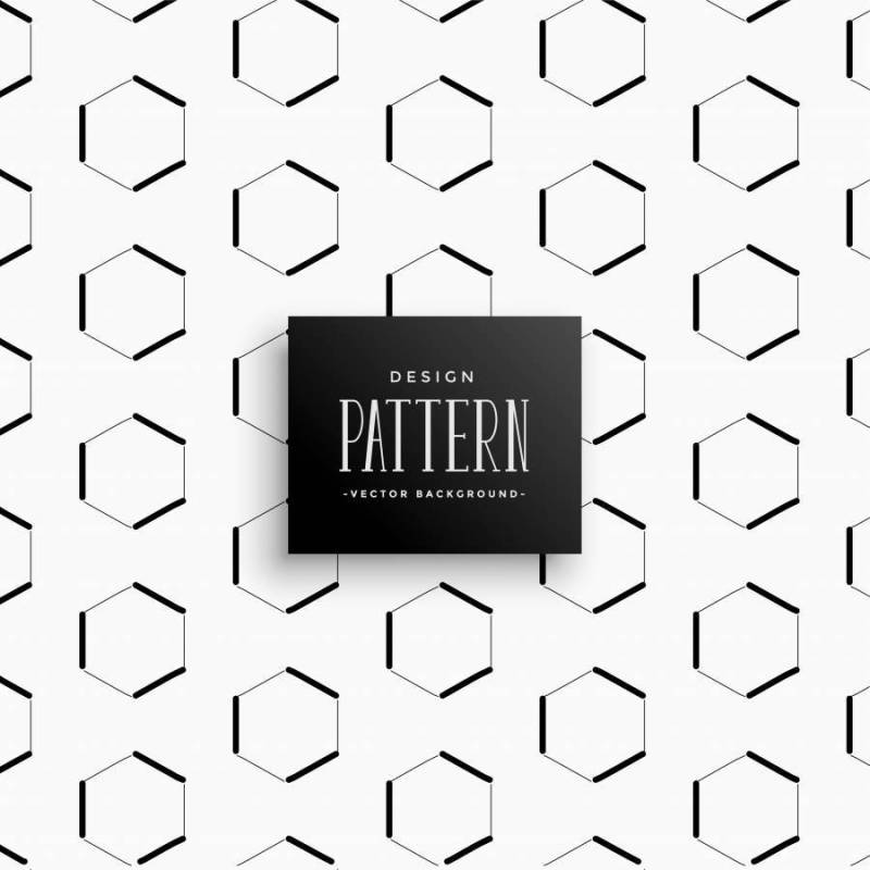 几何六角形风格图案背景