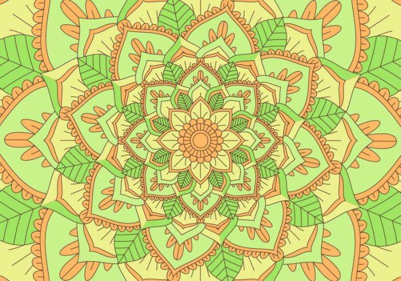 万花筒图案背景图