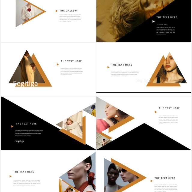 三角形图片作品展示PPT模板SEGI - Minimal Powerpoint 三角形图片作品展示PPT模板SEGI - Minimal Powerpoint