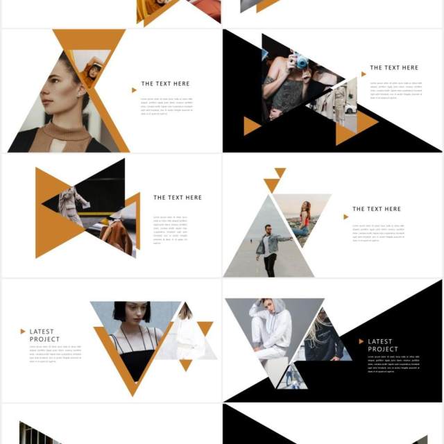三角形图片作品展示PPT模板SEGI - Minimal Powerpoint 三角形图片作品展示PPT模板SEGI - Minimal Powerpoint