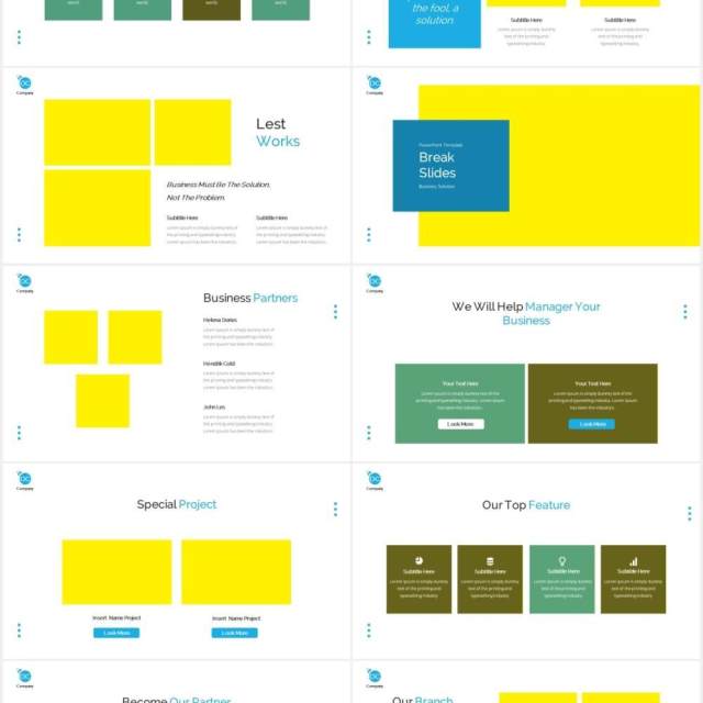 商业企业业务解决方案PPT图片排版设计素材Business Solution Powerpoint Template 商业企业业务解决方案PPT图片排版设计素材Business Solution Powerpoint Template
