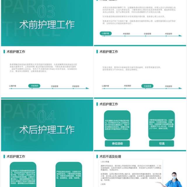 绿色商务风甲状腺疾病的预防和治疗PPT模板 绿色商务风甲状腺疾病的预防和治疗PPT模板