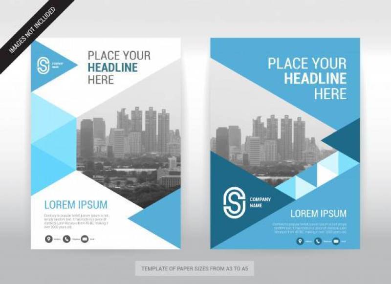City Background Business Cover Design Template.