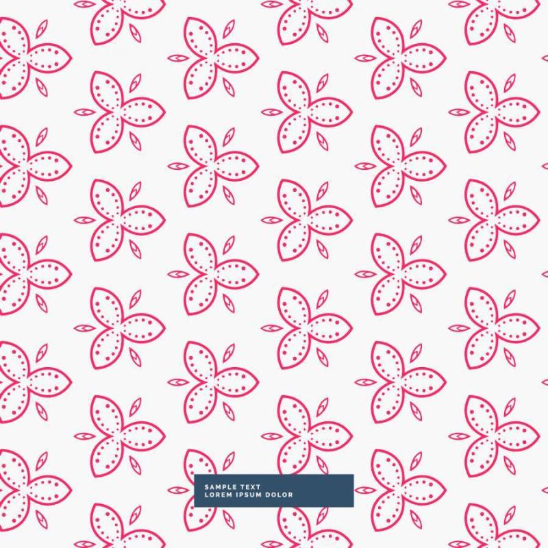粉色花卉图案背景
