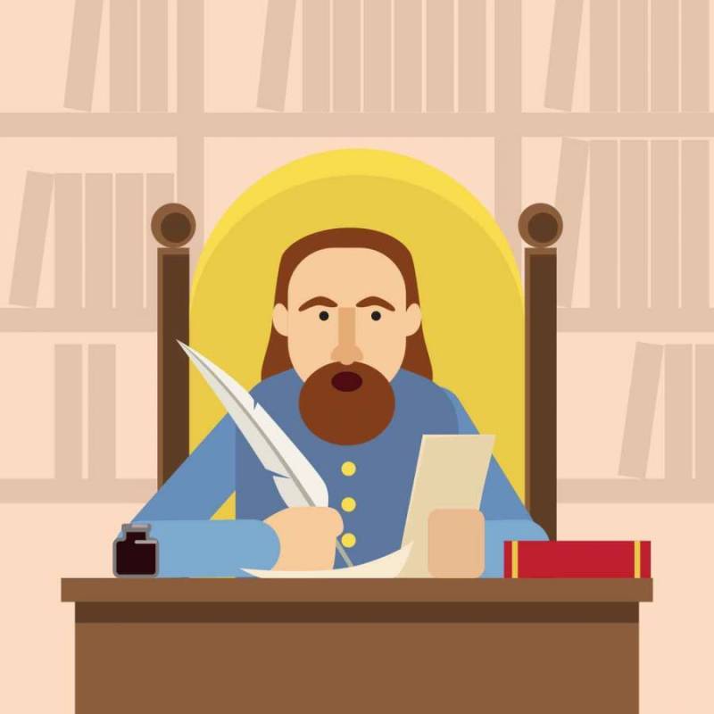 抄写员例证传染媒介