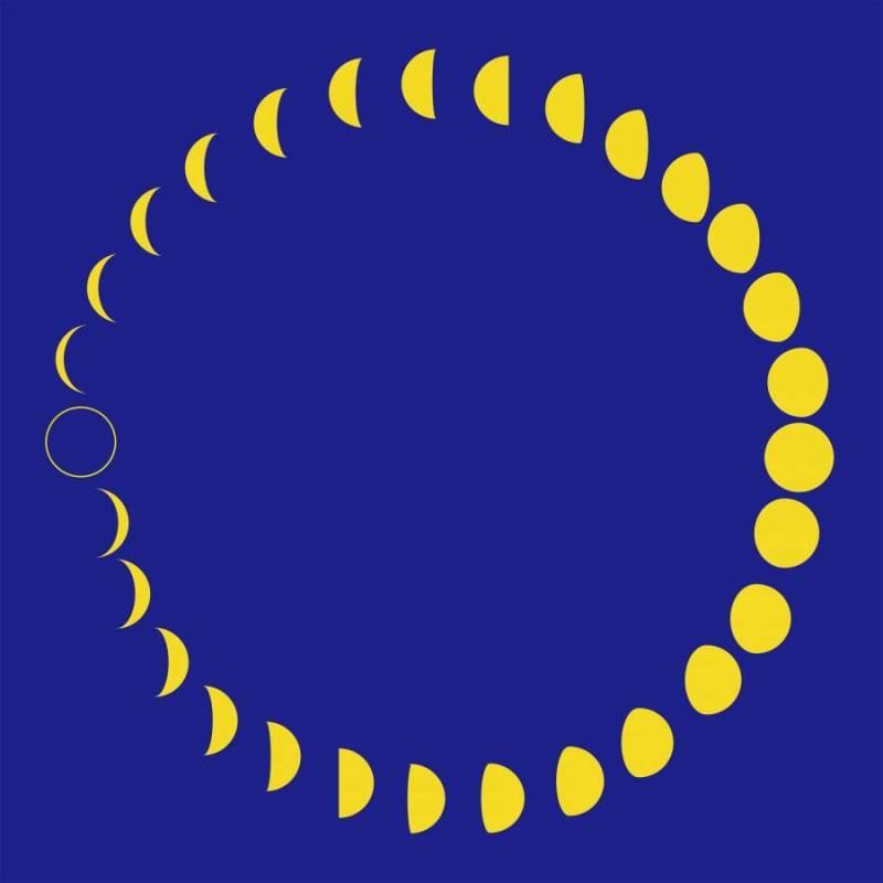 月的阶段月亮从月朔29