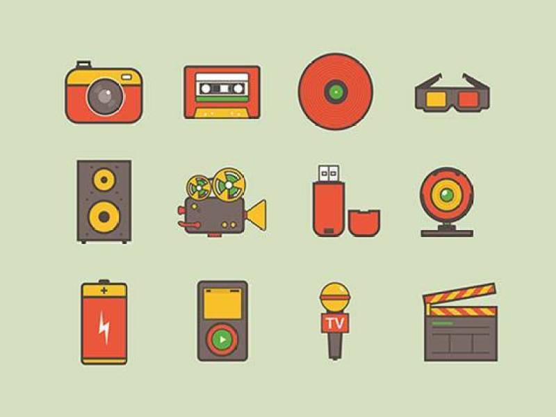 Media Icons