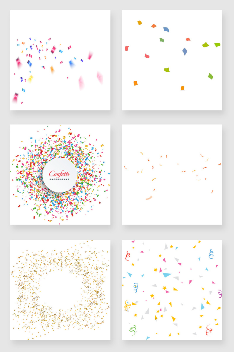 碎纸片漂浮素材合集