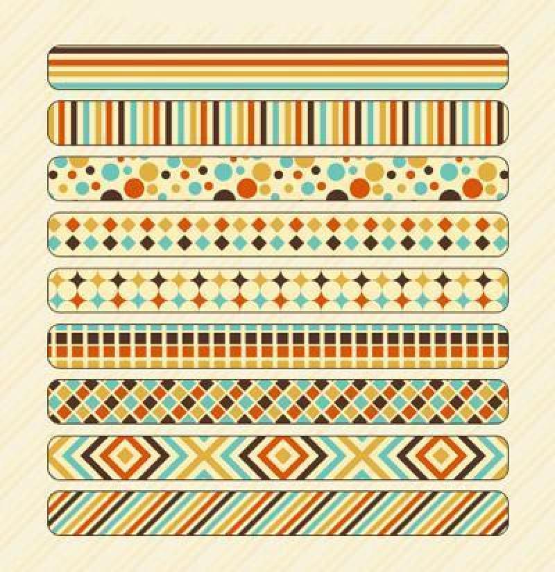 复古感觉填充图案