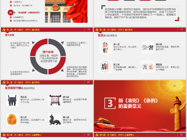 新版廉洁自律准则和纪律处分条例党课PPT 新版廉洁自律准则和纪律处分条例党课PPT