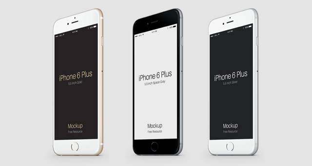 3-4 iPhone 6 Plus Psd矢量模拟2
