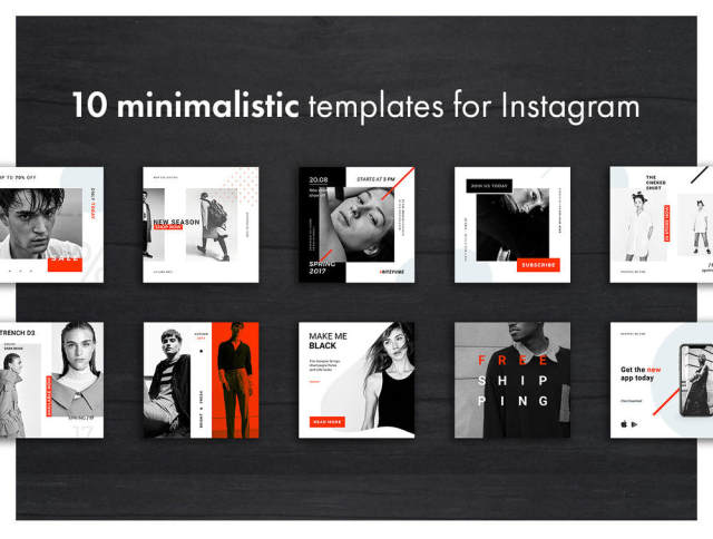 10个Pinterest,Twitter,FB和IG,Hype Monger社交媒体的简约模板 10个Pinterest,Twitter,FB和IG,Hype Monger社交媒体的简约模板