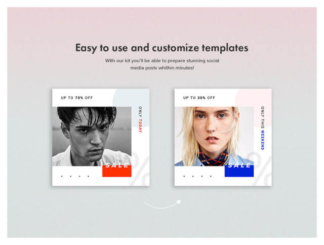 10个Pinterest,Twitter,FB和IG,Hype Monger社交媒体的简约模板 10个Pinterest,Twitter,FB和IG,Hype Monger社交媒体的简约模板