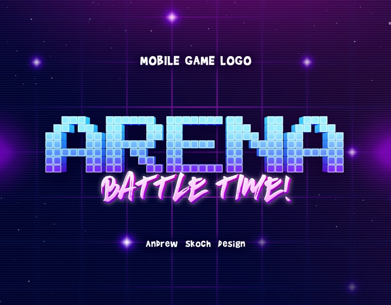 手机游戏文字效果艺术字体样式设计PSD素材