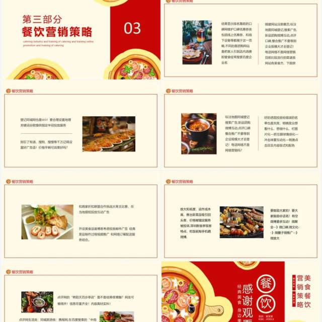 餐饮连锁营销策略动态PPT模板 餐饮连锁营销策略动态PPT模板