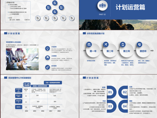 2017年度工作计划项目管理部