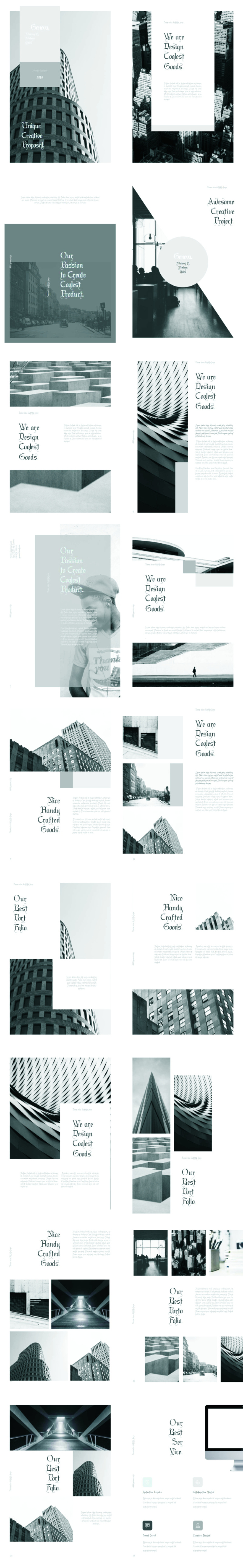 清新大气商务PPT模板