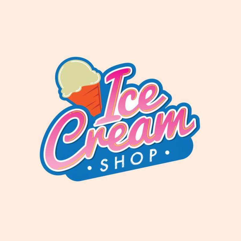 现代冰淇淋标志