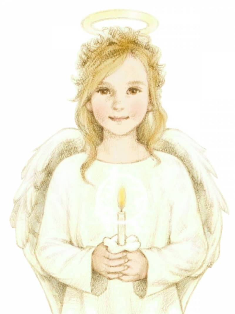 一个蜡烛的天使