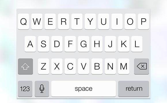 ios7键盘