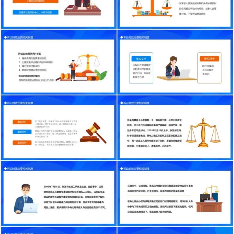 诉讼时效制度违反经济法的法律责任动态PPT模板