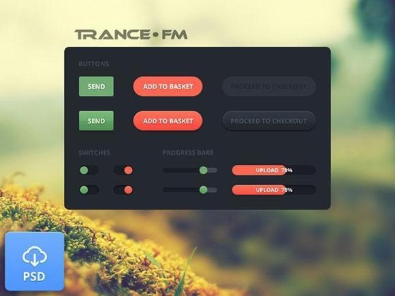 Web元素–Trance FM