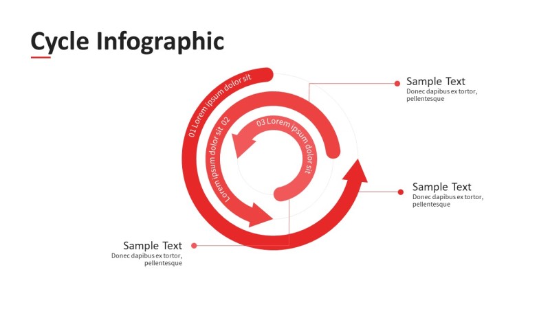 红色简约数据分析PPT图表-16