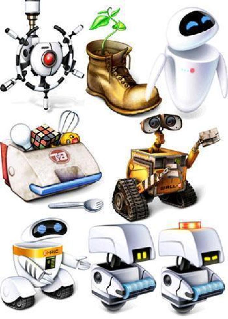 机器人总动员图标（png,ico,icns）
