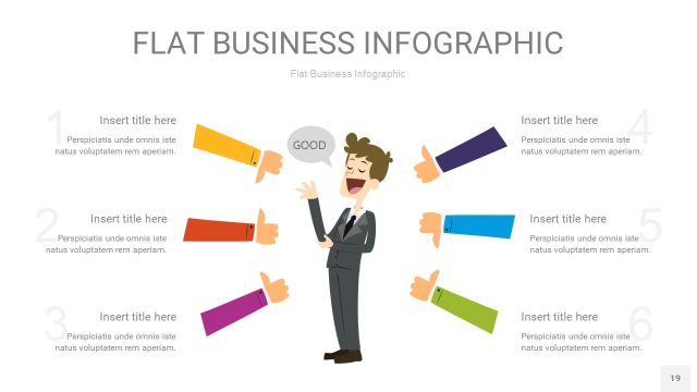 扁平商务PPT信息图19