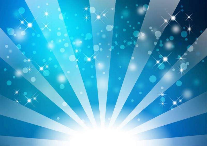 蓝色的径向背景