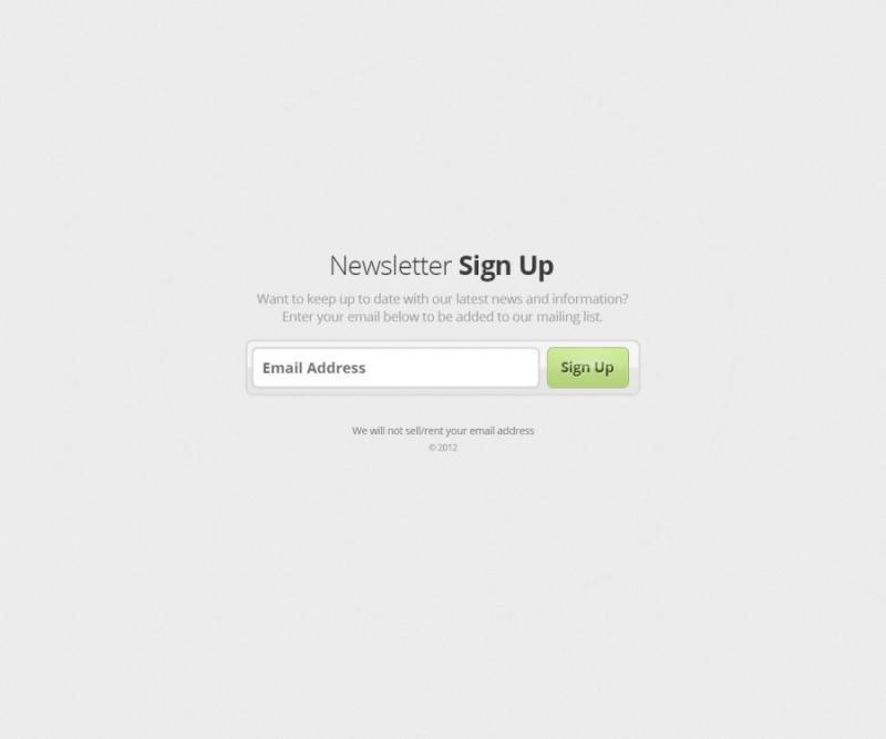 newsletter Sign up 临摹 07.23