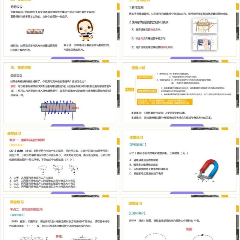 部编版九年级物理全册电生磁PPT模板 部编版九年级物理全册电生磁PPT模板
