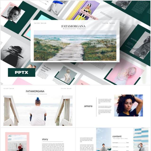 时尚作品图片展示PPT模板Proposal Minimal Powerpoint 时尚作品图片展示PPT模板Proposal Minimal Powerpoint