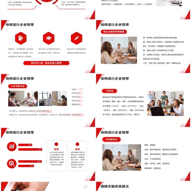 红色商务风企业经营管理培训PPT模板 红色商务风企业经营管理培训PPT模板