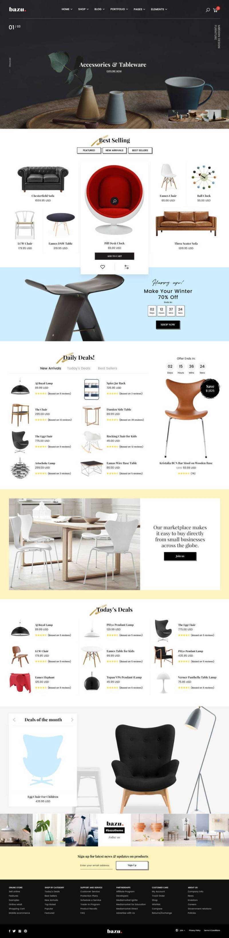 巴祖多用途PSD模板