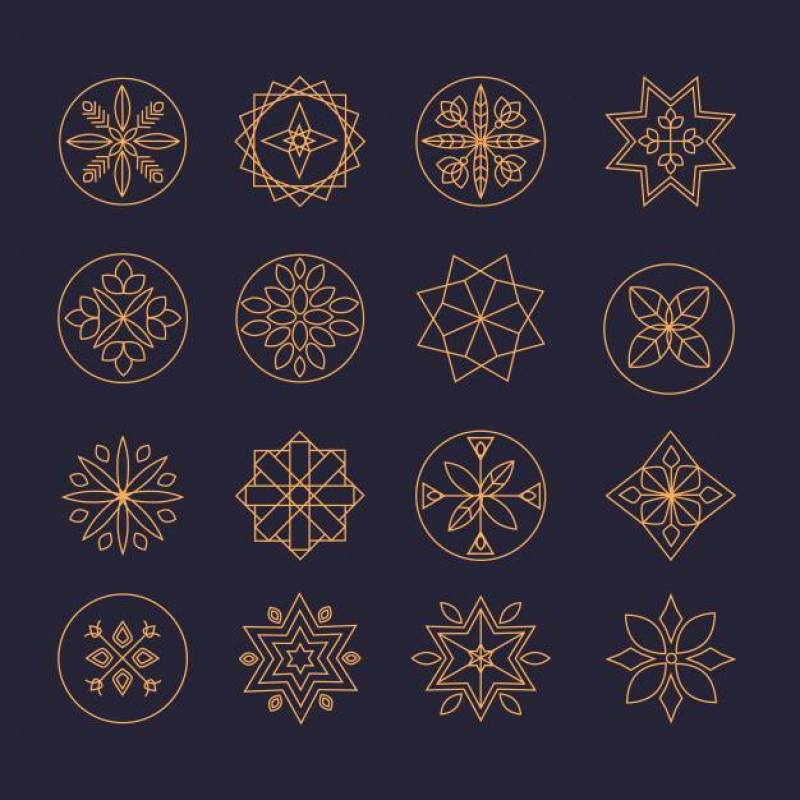 豪华会标标志设计模板集