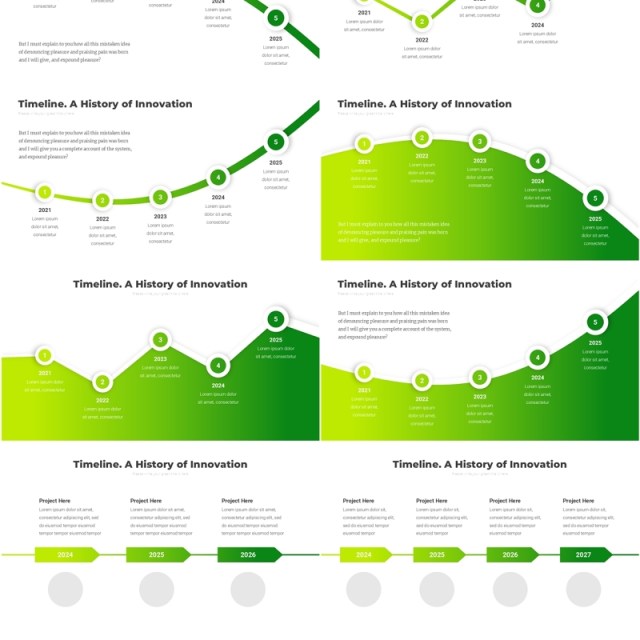 创新时间轴时间线PPT模板Timeline. A History of Innovation6