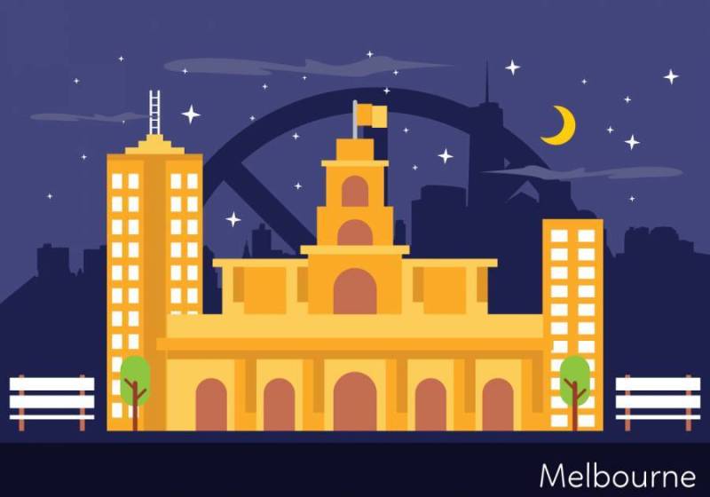 墨尔本景观图
