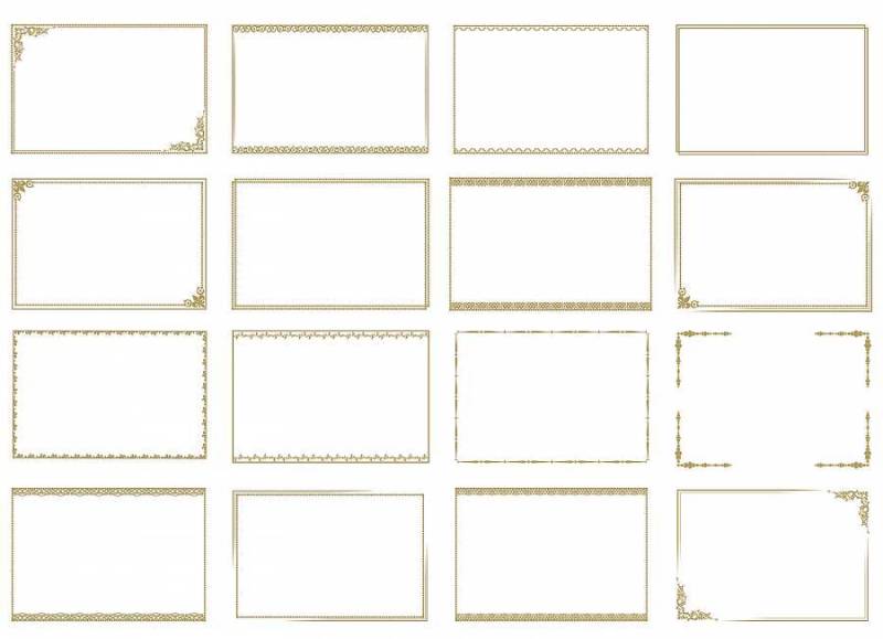 经典的简单框架边框框架装饰框架