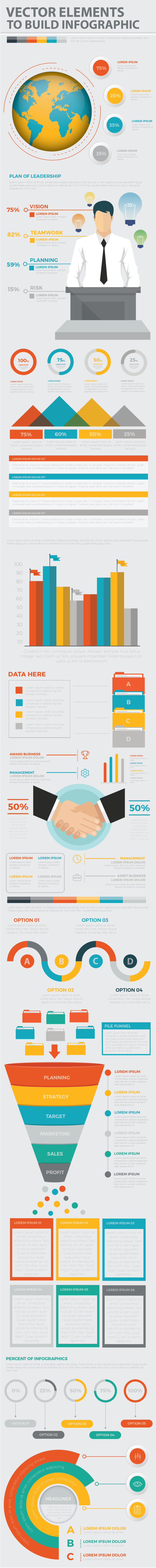 多用途信息图表模板设计矢量素材 Infographics Template Design 多用途信息图表模板设计矢量素材 Infographics Template Design