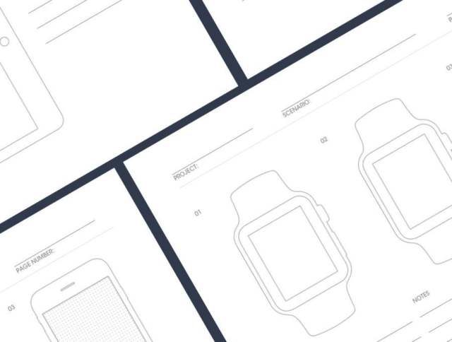 40 Sketch的可打印设备屏幕,UX Sketchbook第2卷 40 Sketch的可打印设备屏幕,UX Sketchbook第2卷