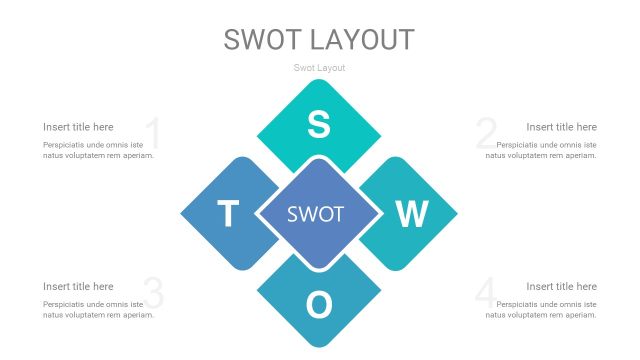 宝石绿SWOT图表PPT26 宝石绿SWOT图表PPT26