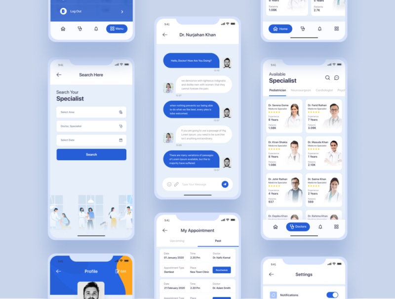FIGMA iOS应用,医疗iOS应用 FIGMA iOS应用,医疗iOS应用