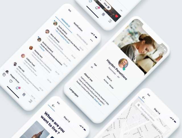 用于租赁房间和寻找的iOS App UI套件?室友。,Stacy Roommate UI套件 用于租赁房间和寻找的iOS App UI套件?室友。,Stacy Roommate UI套件