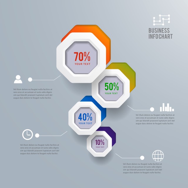 信息图形业务概念平面设计矢量29（3）