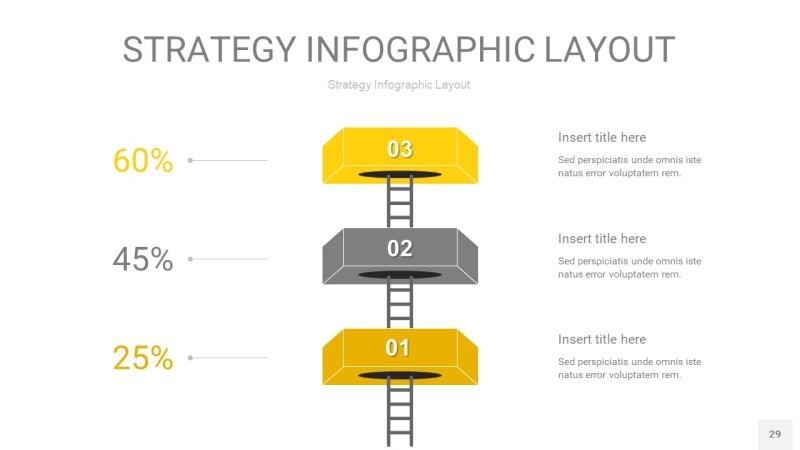 灰黄色战略计划统筹PPT信息图29