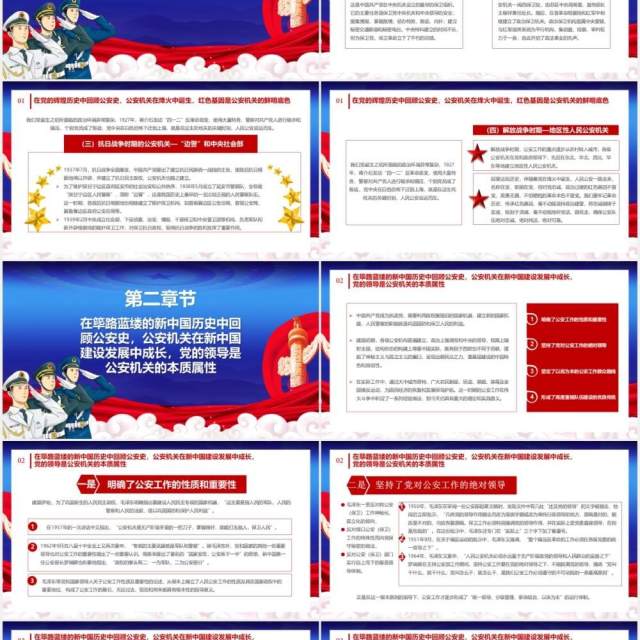 蓝色党政风着力锻造一支高素质过硬公安铁军公安政治轮训专题党课通用PPT模板 蓝色党政风着力锻造一支高素质过硬公安铁军公安政治轮训专题党课通用PPT模板